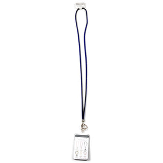 Cobalt Crossbody Soft Gemmed Phone Lanyard