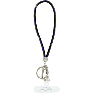 Cobalt Wristlet Soft Gemmed Phone Wrist Strap