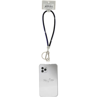 Cobalt Wristlet Soft Gemmed Phone Wrist Strap