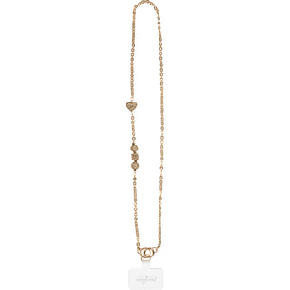 Gold Crystal Crossbody Beaded Gold Phone Chain