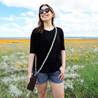 Anemone Crossbody Crocheted Phone Lanyard