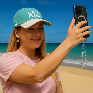 Beach Beaded Hands-Free Wrist Strap