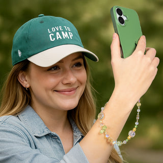 Nature Beaded Hands-Free Wrist Strap