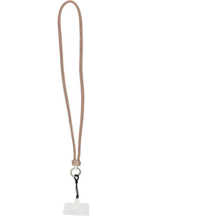 Champagne Crossbody Soft Gemmed Phone Lanyard