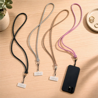 Pink Crossbody Soft Gemmed Phone Lanyard
