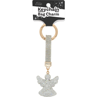 Angel Gemmed Bag Charm