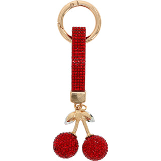 Cherry Gemmed Bag Charm