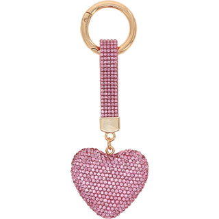Heart Gemmed Keychain
