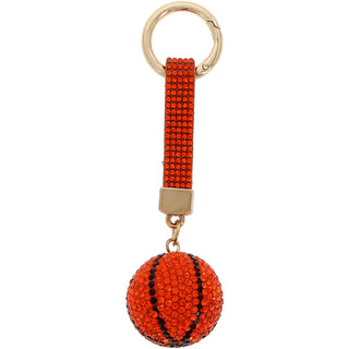 Basketball Gemmed Bag Charm