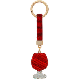 Wine Gemmed Bag Charm