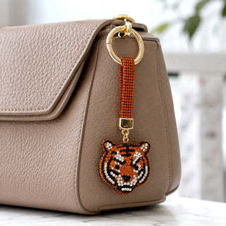 Tiger Gemmed Bag Charm