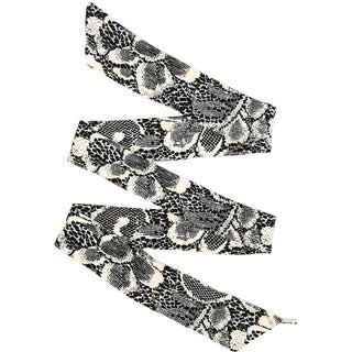 Ebony and Ivory - Mask Ties Set of 2 48" x 2.5"
