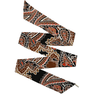 Mocha Paisley - Mask Ties Set of 2 48" x 2.5"