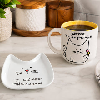 Licked the Spoon 5" Ceramic Spoon Rest