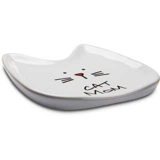 Cat Mom 5" Ceramic Spoon Rest