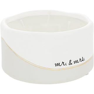 Mr. & Mrs. 8 oz - 100% Soy Wax Reveal Candle Scent: Tranquility