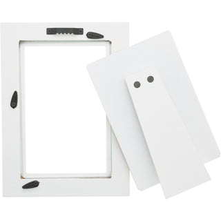 Mr. & Mrs. 5.5" x 7.5" MDF Frame (Holds 4" x 6" Photo)