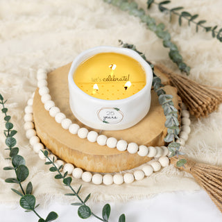 25 Years 8 oz - 100% Soy Wax Reveal Candle Scent: Tranquility