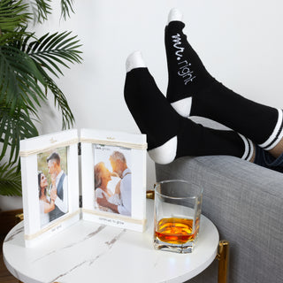 Then & Now 5.5" x 7.5" Hinged Frame (Holds 2 - 4" x 6" Photos)