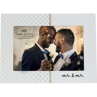 Mr. & Mr. 7.5" x 5.5" MDF Frame (Holds 6" x 4" Photo)