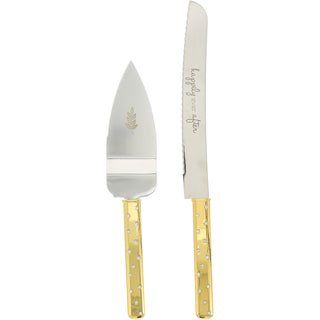 Happily Ever After Cake Knife and Server Set