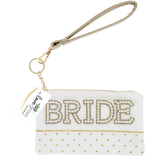 Bride 8" x 5" Canvas Wristlet