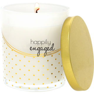 Engaged 10 oz - 100% Soy Wax Candle with Matches Scent: Tranquility
