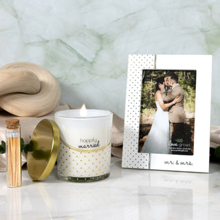 Married 10 oz - 100% Soy Wax Candle with Matches Scent: Tranquility