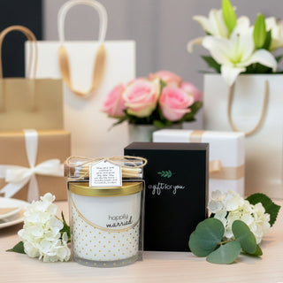 Married 10 oz - 100% Soy Wax Candle with Matches Scent: Tranquility