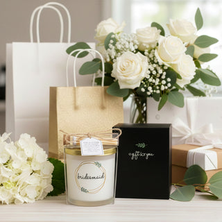 Bridesmaid 10 oz - 100% Soy Wax Candle with Matches Scent: Tranquility