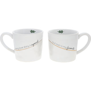 Our Love Story 15 oz Cup (Set of 2)