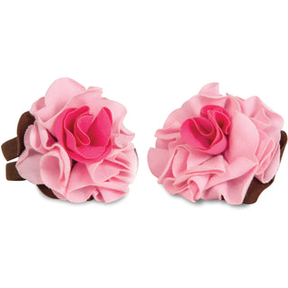 Strawberry Sundae Barefoot Booties 6-18 Months