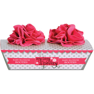 Strawberry Sundae Barefoot Booties 6-18 Months