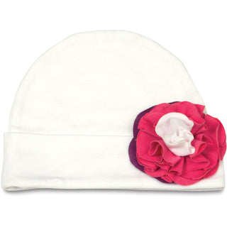 Grape Jelly Flower Hat 0-12 Months