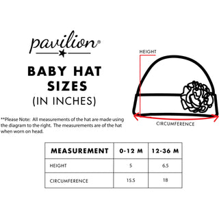 Grape Jelly Flower Hat 0-12 Months