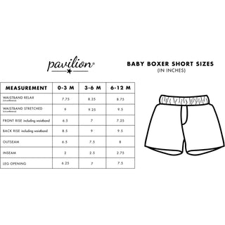 Robin's Egg Boxer Shorts (0-3 Months)