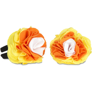 Candy Corn Barefoot Booties (0-6 Months)