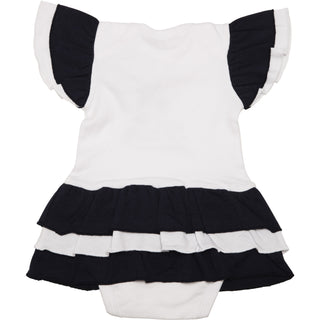 Navy & White #1 Fan Onesie Dress