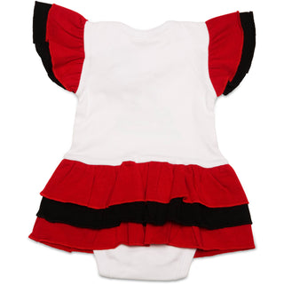 Red & Black #1 Fan Onesie Dress