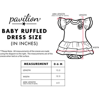 Red & Black #1 Fan Onesie Dress 0-6 Months