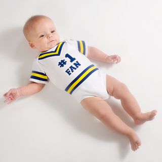 Navy & White Infant Onesie