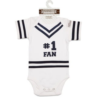 Navy & White Infant Onesie