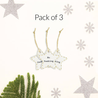 No Peeking 1.5" Mini Tag (Set of 3)