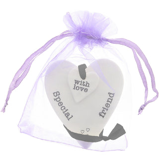 Special Friend  3" Ceramic Keepsake Heart Plaque