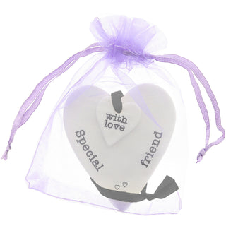 Special Friend 3" Ceramic Keepsake Heart Plaque