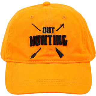 Out Hunting Orange Adjustable Hat