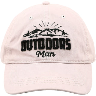 Outdoors Man Light Gray Adjustable Hat
