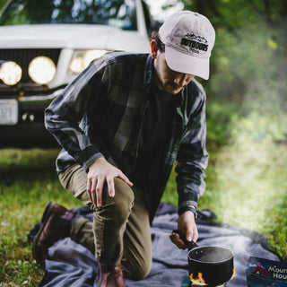 Outdoors Man Light Gray Adjustable Hat