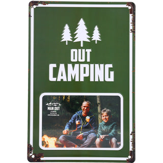 Out Camping 8" x 11.75" Tin Frame
(Holds 6" x 4" Photo)