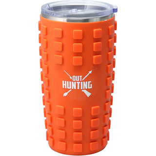 Out Hunting 20 oz Travel Tumbler with 3D Silicone Wrap